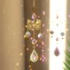 1 Pc Butterfly Crystal Sun Catcher - Glass Prism Reflecting Lights for Home, Garden and Car Decor