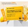 [vitamin village] Delicious Mega C High Dose Vitamin C 2000, Vitamin D 3000, 60 sachets