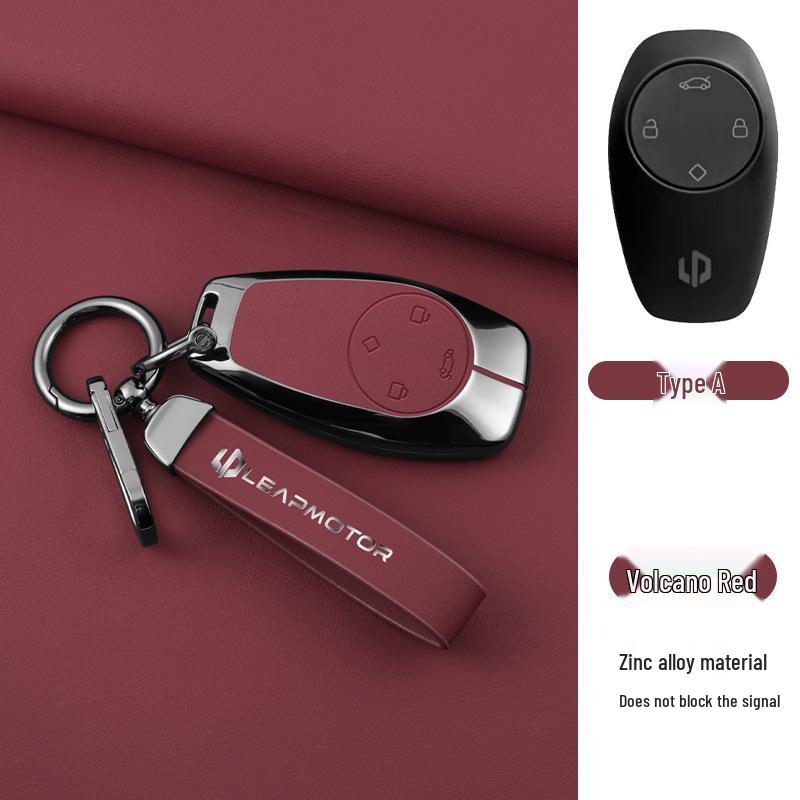 2023 Leapmotor T03 Key Case: Anti-Lost Shell with Car-Use Bag & Lock Buckle