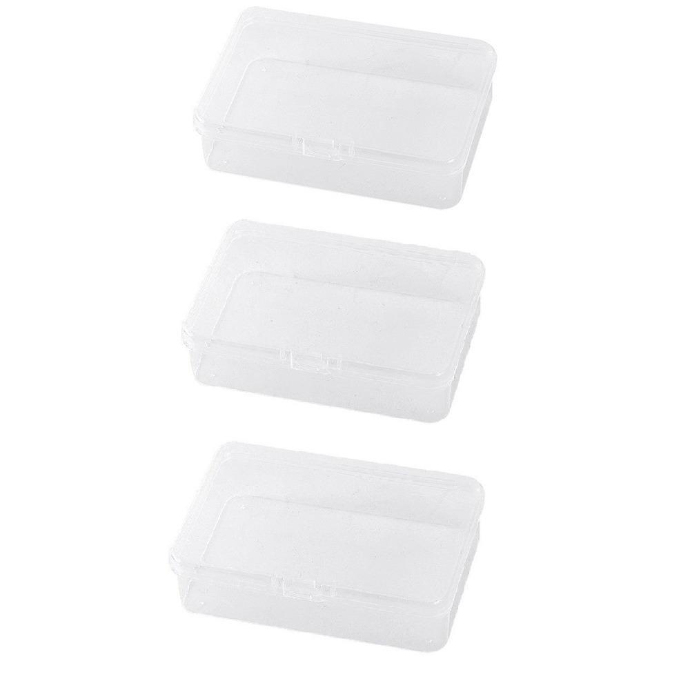 New Large Capacity Card Storage Box Dustproof Multifunctional Transparent Plastic Box with Lid Cards Storage Container