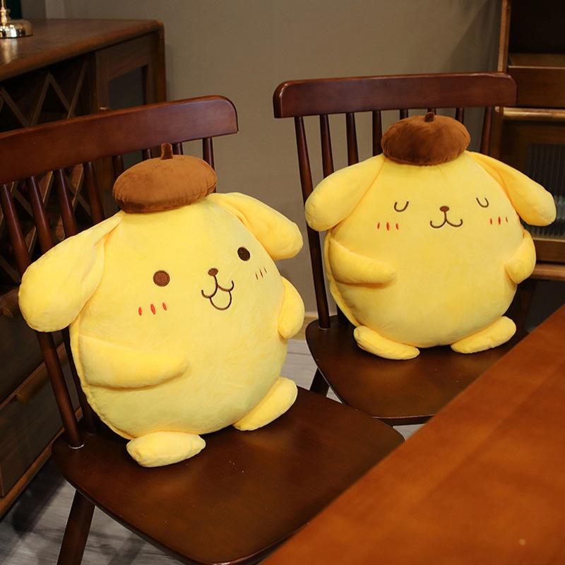 Cute Pudding Dog Plush Toy Sofa Pillow For Office Nap And Air Conditioning Blanket