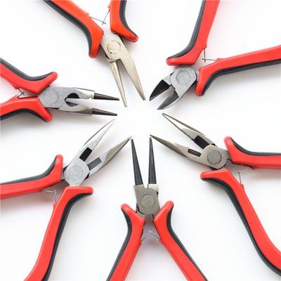 DIY Schmuckzubehör Verarbeitungswerkzeuge, Handgefertigte Zangen, Mini Schmuckzangen, Spitzzangen mit Zähnen