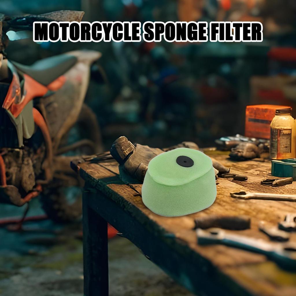 Pit Bike Air Filter Foam Filter Pore Structure Engine Maintenance Motorcycle Accessories for Outdoor Complex Road Riding