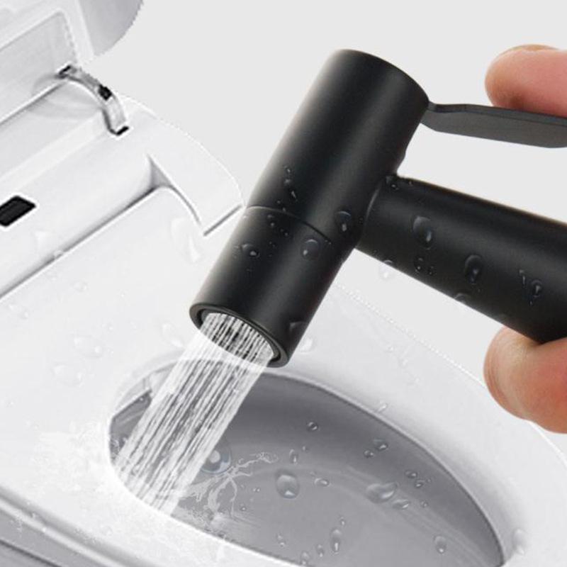 304 Stainless Steel Black Portable Bidet Sprayer Bidet Faucet Set Bathroom Bidet Spraye Set Hand Sprayer Shower Head Self Cleani