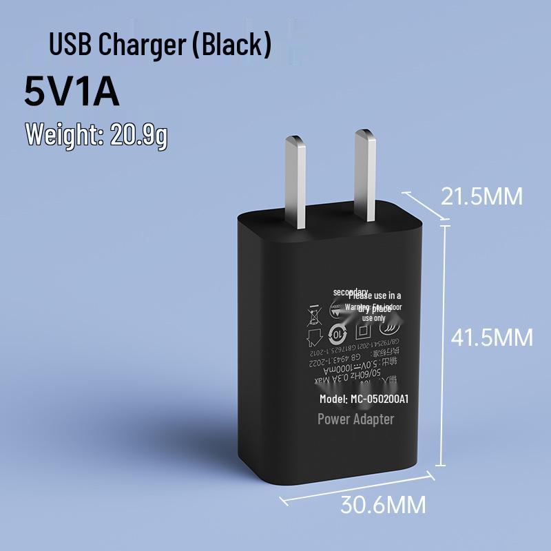 3C-zertifizierter USB-Netzteiladapter: 5V2A & 5V1A Mobiles Ladegerät für Universelle Geräte