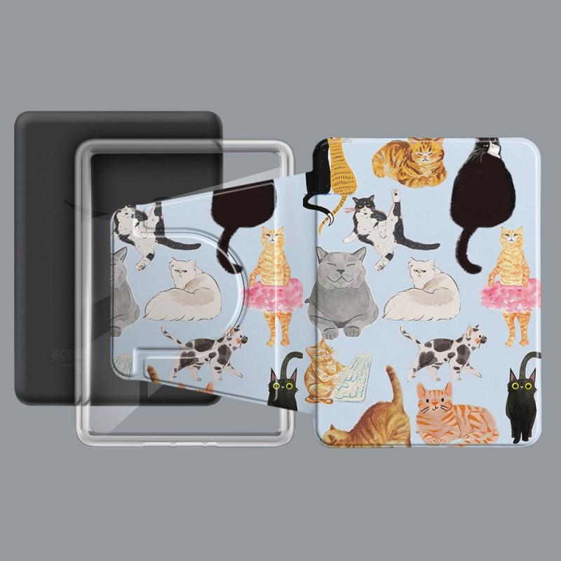 Acrylic Kindle Paperwhite 6 12th Gen Protective Case With Rotating Stand Magnetic Full Cover