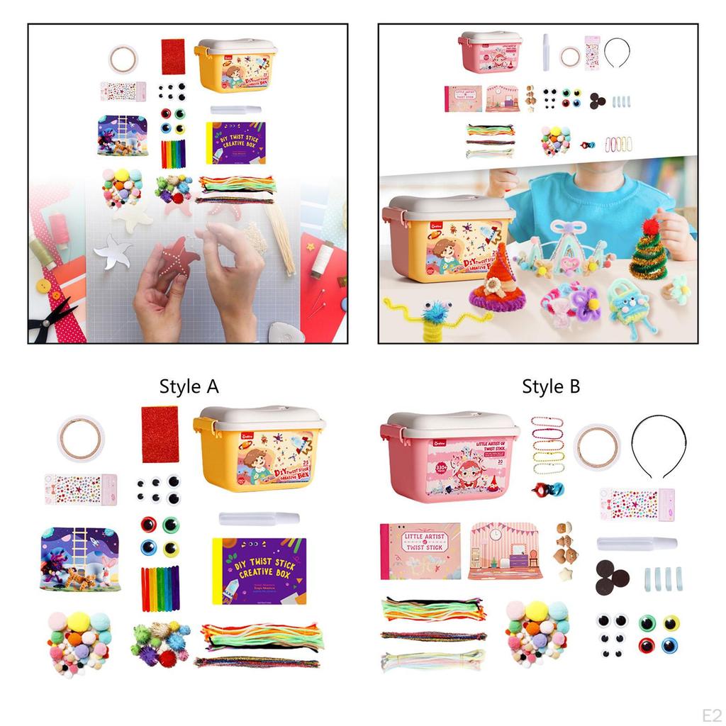 Chenille Pipe Cleaner Set Decoration Hand Craft Arts and Crafts Children Educational Toys for