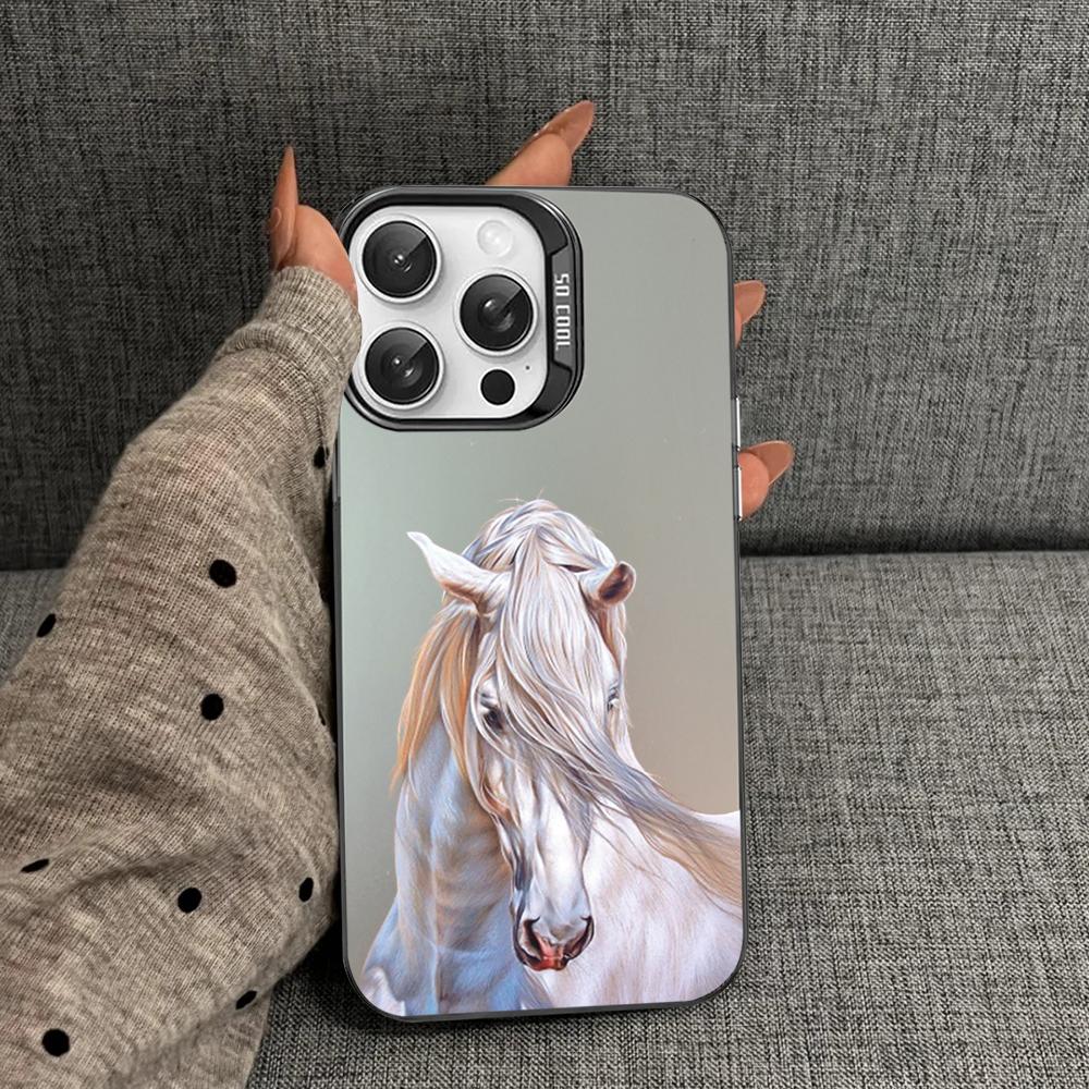 Frederik The Great beauty horse Phone Case For iPhone 16 15 14 13 12 11 Pro Max X XR XSMAX 8 7 Plus Matte Shockproof Back Cover