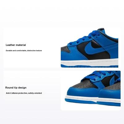 Dunk Low PS Hyper Cobalt Kinder-Sneaker Blau Schwarz Weiß CW1588-001