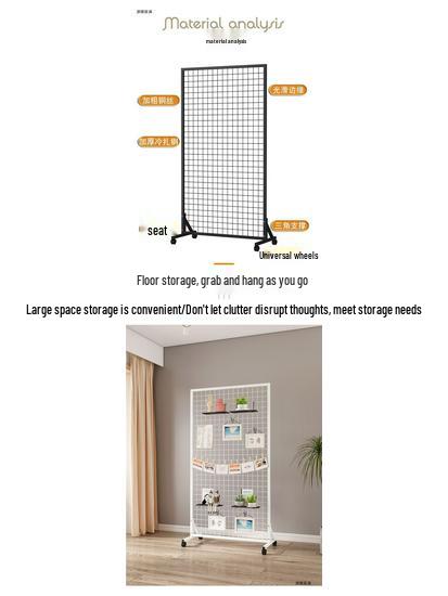 Mobile Wire Mesh Jewelry & Artwork Display Rack