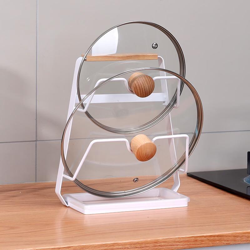 Multifunktionaler Topfdeckel- und Utensilienhalter für die Küchenarbeitsplatte