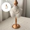 Velvety Necklace Exhibition Rack Adjustable Display System Dustproof Fabric For Retail And Home Decors