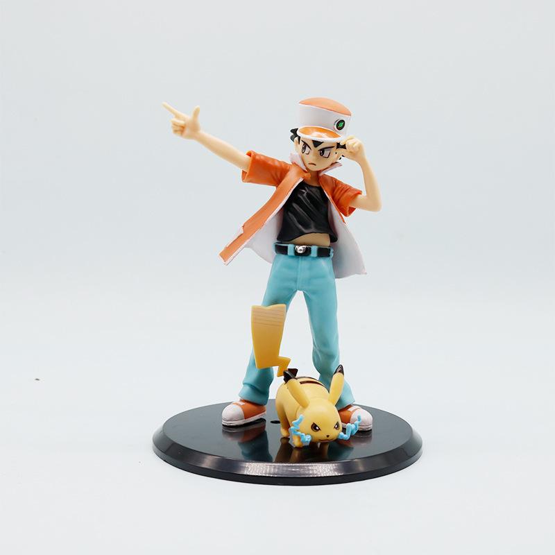Anime Pokemon Ash Ketchum Figure Action Figures Adult Collection Model Toy Gift PVC Articulated Poseable Detailed Movable Scale Collectible