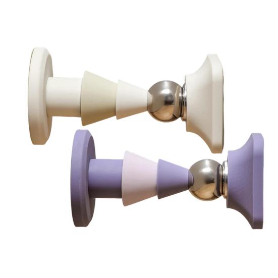 Magnetic Door Stopper Wall Protector Adhesive No Drilling Anti-collision Floor Mount