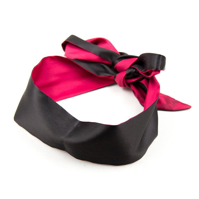 Adult Game Silk Satin Eye Mask Shade Blindfold Ribbon Restraints Rope  Bondage Handcuffs Cosplay Sex Toys For Couples Women