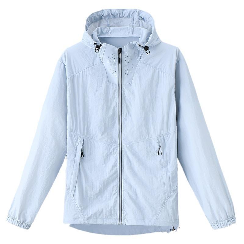 Vêtements de Protection Solaire pour Femmes et Hommes, Vêtements Respirants pour la Peau, Style Couple Sports d'Extérieur Alpinisme Vêtements de Protection Solaire à Séchage Rapide
