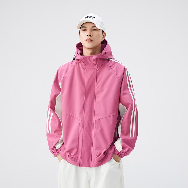 

Куртка с капюшоном для активного отдыха, мужская, весенне-осенняя, водонепроницаемая, ветрозащитная, с карманами на молнии XXXL