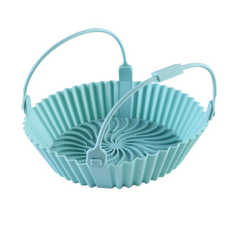 

Многоразовый силиконовый коврик круглый антипригарный коврик для пароварки внутренние вкладыши для выпечки формы для выпечки коврики для готовки кухонный инвентарь зелёный