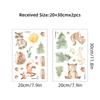 Cartoon Rabbit Wall Stickers for Kids Room Background Baby Nursery Wall Decals Living Room Decoration Bedroom Home Decor