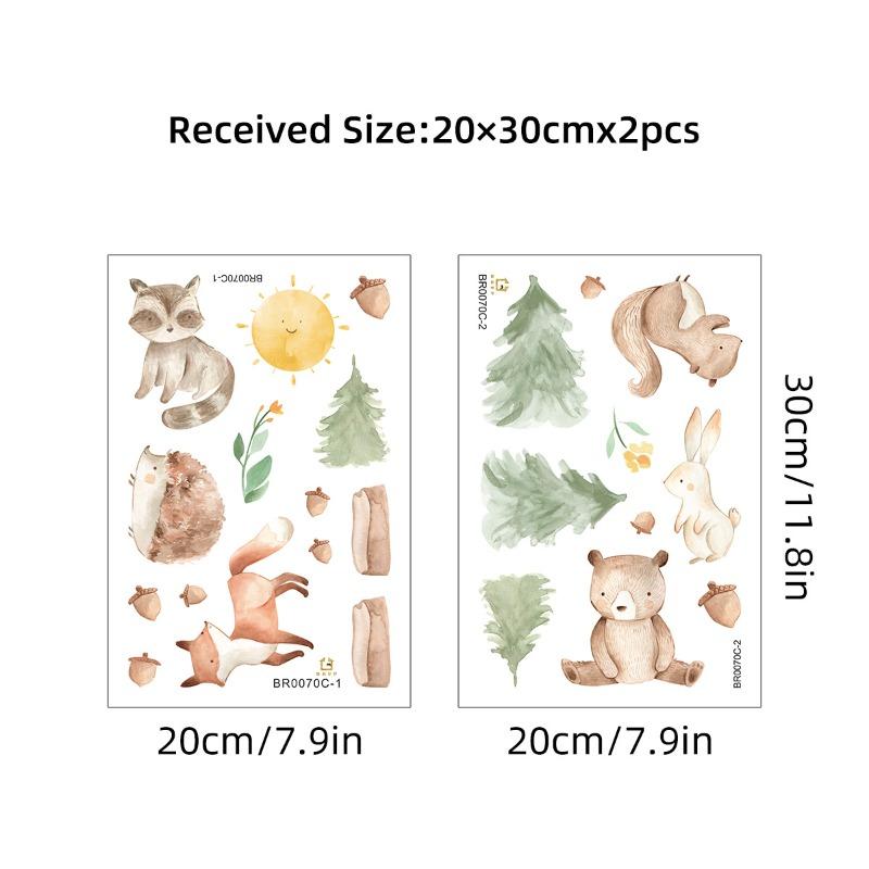 Cartoon Rabbit Wall Stickers for Kids Room Background Baby Nursery Wall Decals Living Room Decoration Bedroom Home Decor