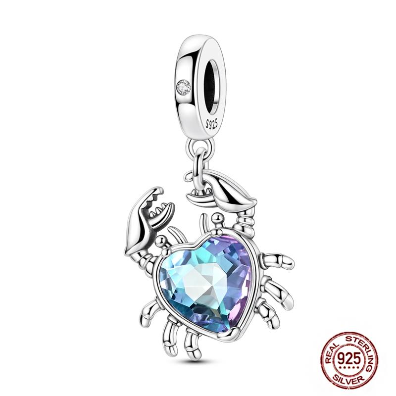 Ocean World Series Original Charms Copper Sea Turtle Octopus Dolphin Seahorse Beads Fits Bracelet Diy Jewelry Gift