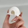 Yousheng Miniature Igloo Figurine Mini Lifelike Ice House Model Fish Tank Hideout Breeding Cave Arctic Igloo Micro Landscape Statue for Aquarium Decor