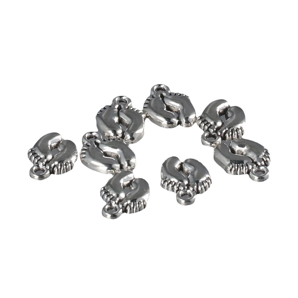 

120 шт. металлические милые подвески в виде следа 14x10 мм, подвески, ремесла, милые следы для изготовления ювелирных изделий