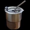 Stainless Steel Camping Mug with Wooden Sleeve