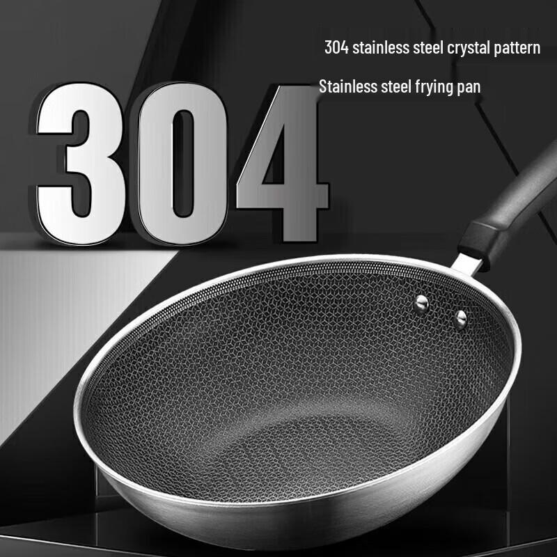 Wok Anti-adhésif Nid d'abeille en Acier Inoxydable 304 SUPOR