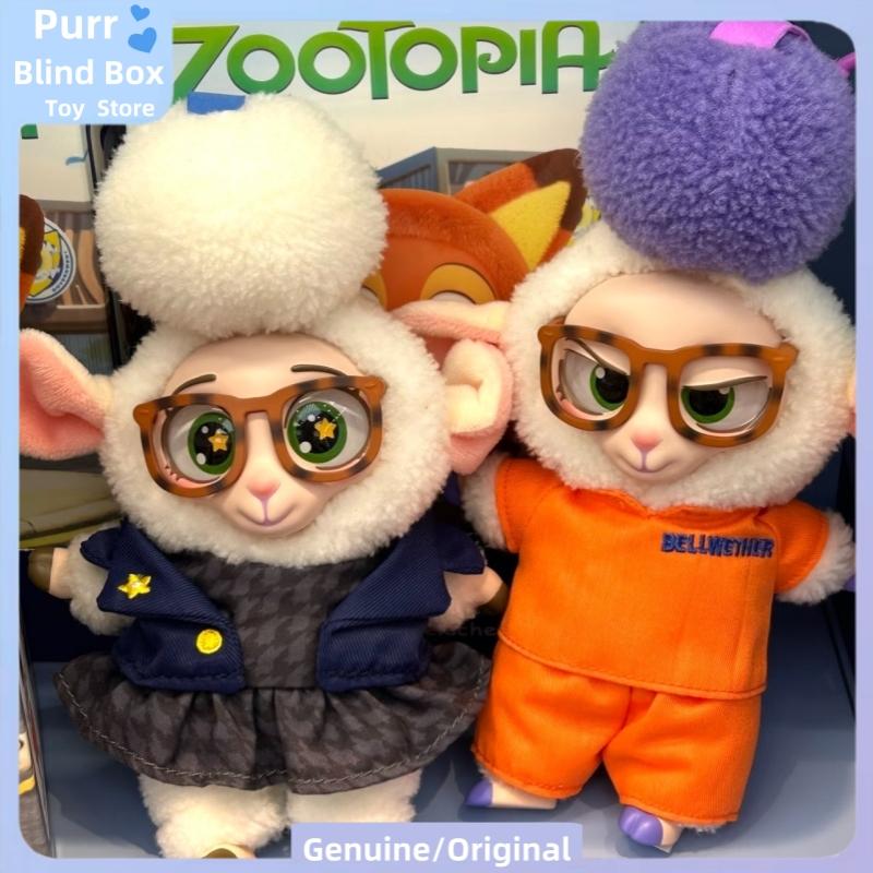 2025 New Authentic Zootopia Judy Rabbit Nick Fox Sheep Blind Box Disney Character Model Pendant Mystery Box Toy Keychain Gift