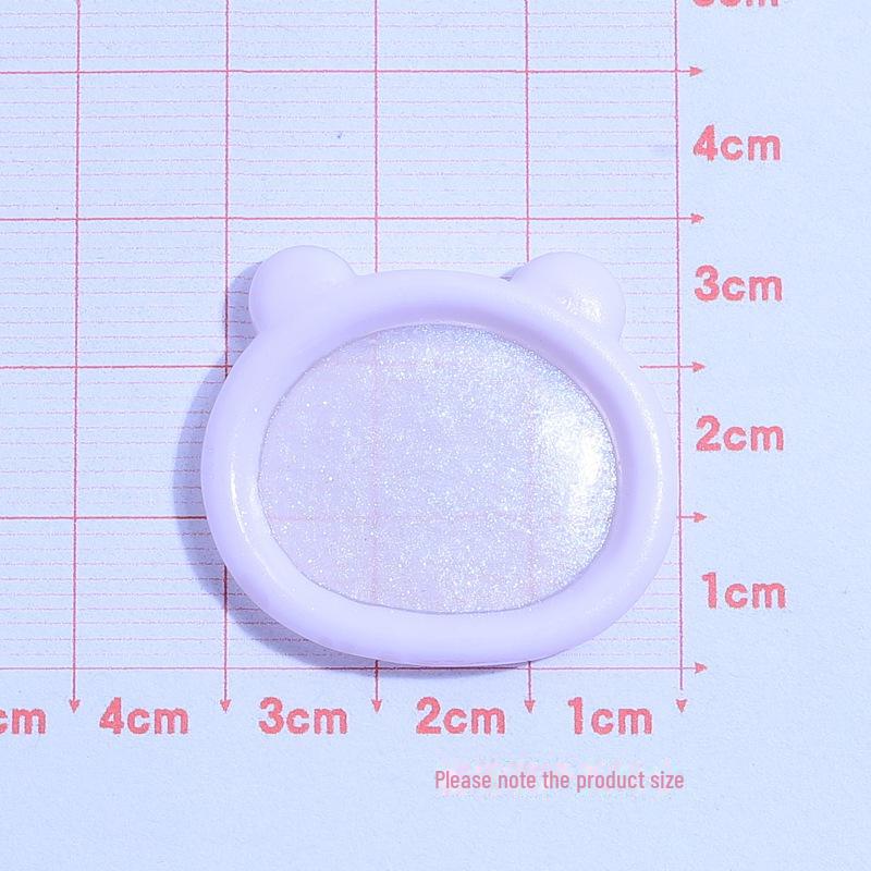 DIY-Harzzubehör: Bärenteller, Cremekleber, Handyhülle, Haarnadel und Schmuckzubehör