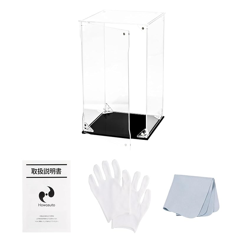 

Howasuto collection case display case [Magnetic front door] [Light transmittance 95% or more] 4 piece set figure case acrylic case assembly (Width