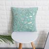 Decorative Pillowcase, Feathers, Light Green
