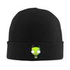 Alien Face Big Eyes Black Small Ears Unisex Women Unisex Knitted Hat Beanie Pullover Cap Winter Thermal Warm Christmas Outdoor