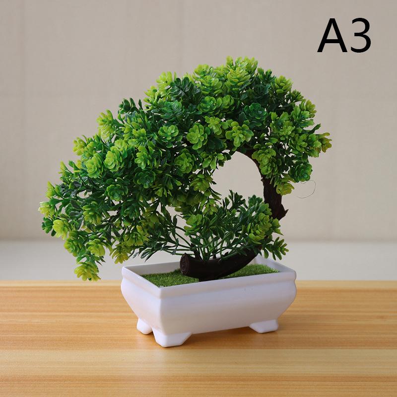 Simulation Fake Potted Bonsai Tree Artificial Plant Desk Ornament Artificial Plant Bonsai Small Tree Pot Home Decoration