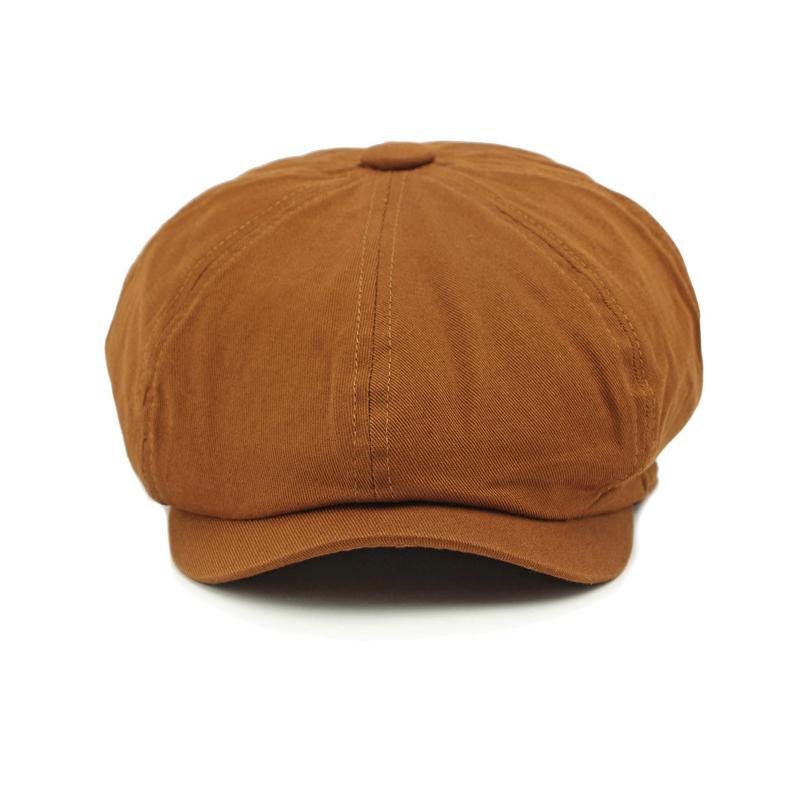 Vintage Men's Duck Tongue Beret Women's Spring Summer Newsboy cap Octagonal Cap