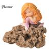 Decorative Statues for Birthday Sleeping Mermaid Figurine, Resin Cute Statue, Mini Ornament Desktop, Micro Landscape Accessories Aquarium Car