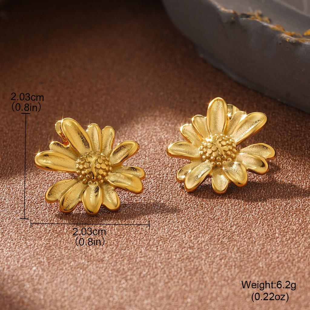 European and American stainless steel circle earrings, personalized high-end ins earrings, titanium steel earrings, contrasting color and