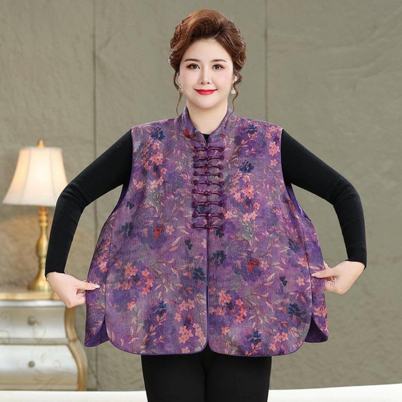 1-0 extra large size sleeveless casual women's clothing autumn and winter vest back