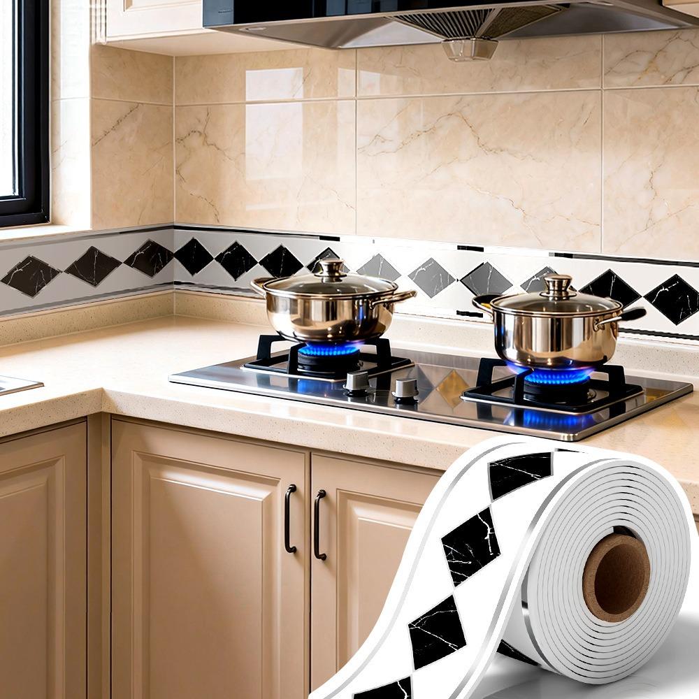 Waterproof Wall Border Flexible Baseboard Trim Border Decorative Strip Living Room