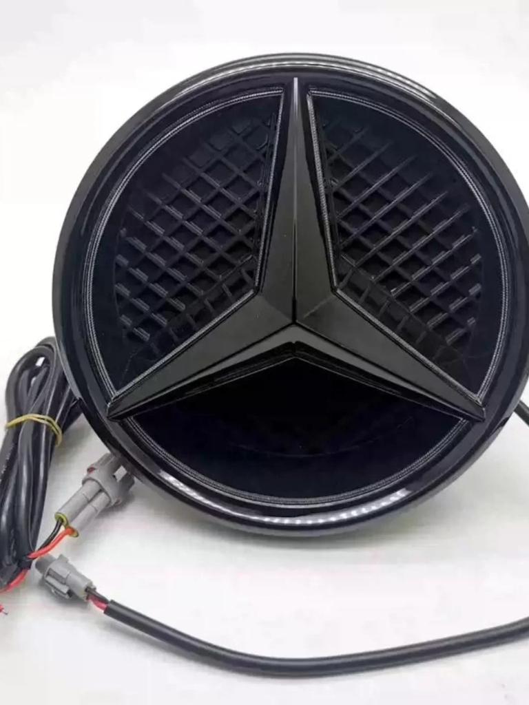 For Mercedes Benz For Mercedes Benz W205 W218 W207 W176 W212 Car Front Grill Logo Light Mirror Face LED Badge Emblem Luminous De
