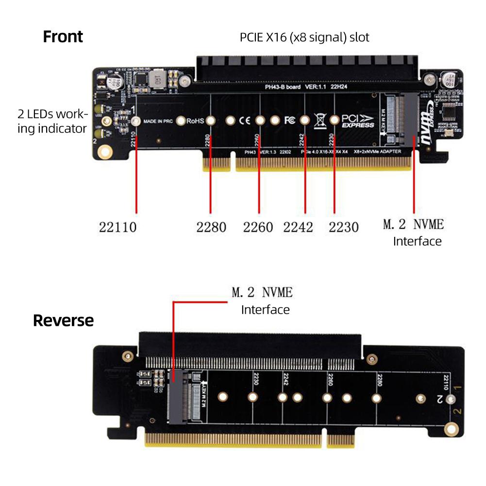 Ssd Pcie X16 Buy C# PCIe X16 To X8+X4+X4 Split Expansion Card