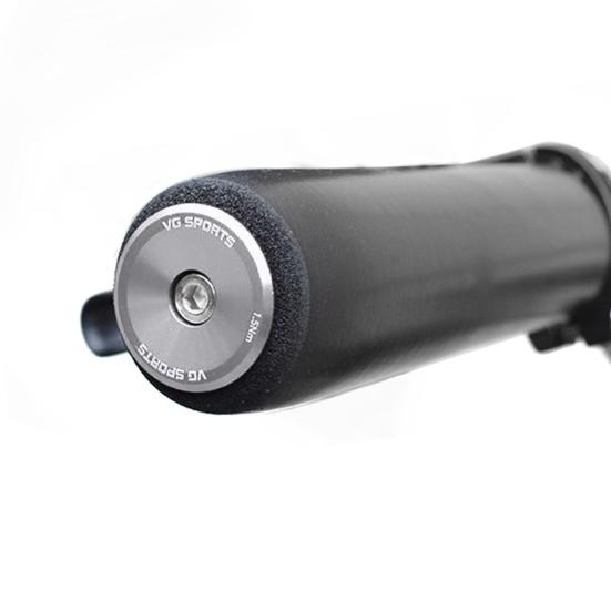 1 Pair High Strength Simple Installation Wear-resistant Handlebar Stopper Bicycle Grip Bar Plug End Hat Bike Accessories