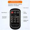 Professional 6 Cavity Air Pressure Massager Six Modes Full Body Massager Promote Blood Circulation Lymphatic Drainage Device