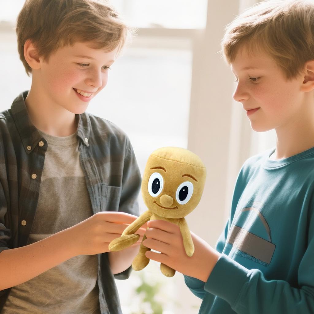 Bambola di peluche, regalo giocattolo, cartone animato, bambola di pezza per bambini, cuscino regalo per bambini(Nessuna norma)