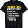 School Bus Pre Trip Checklist - Funny School Bus Driver Mens Gift Unisex T-Shirt