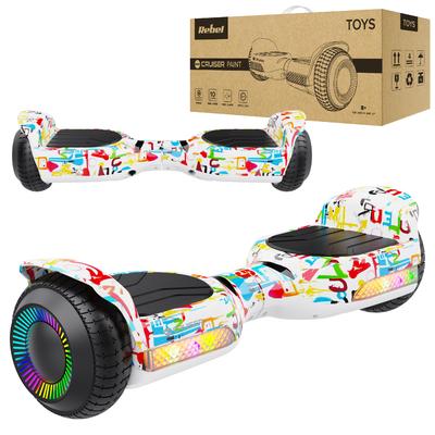 Rebel 6.5" LED Hoverboard Elektrisches Skateboard für Kinder und Erwachsene