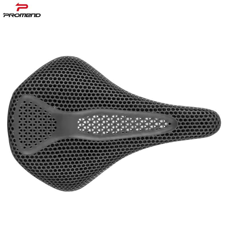 3D Printed Bicycle Saddle | Carbon Fiber Rail & Base - 207g Ultra Lightweight for Mountain/Road Bike