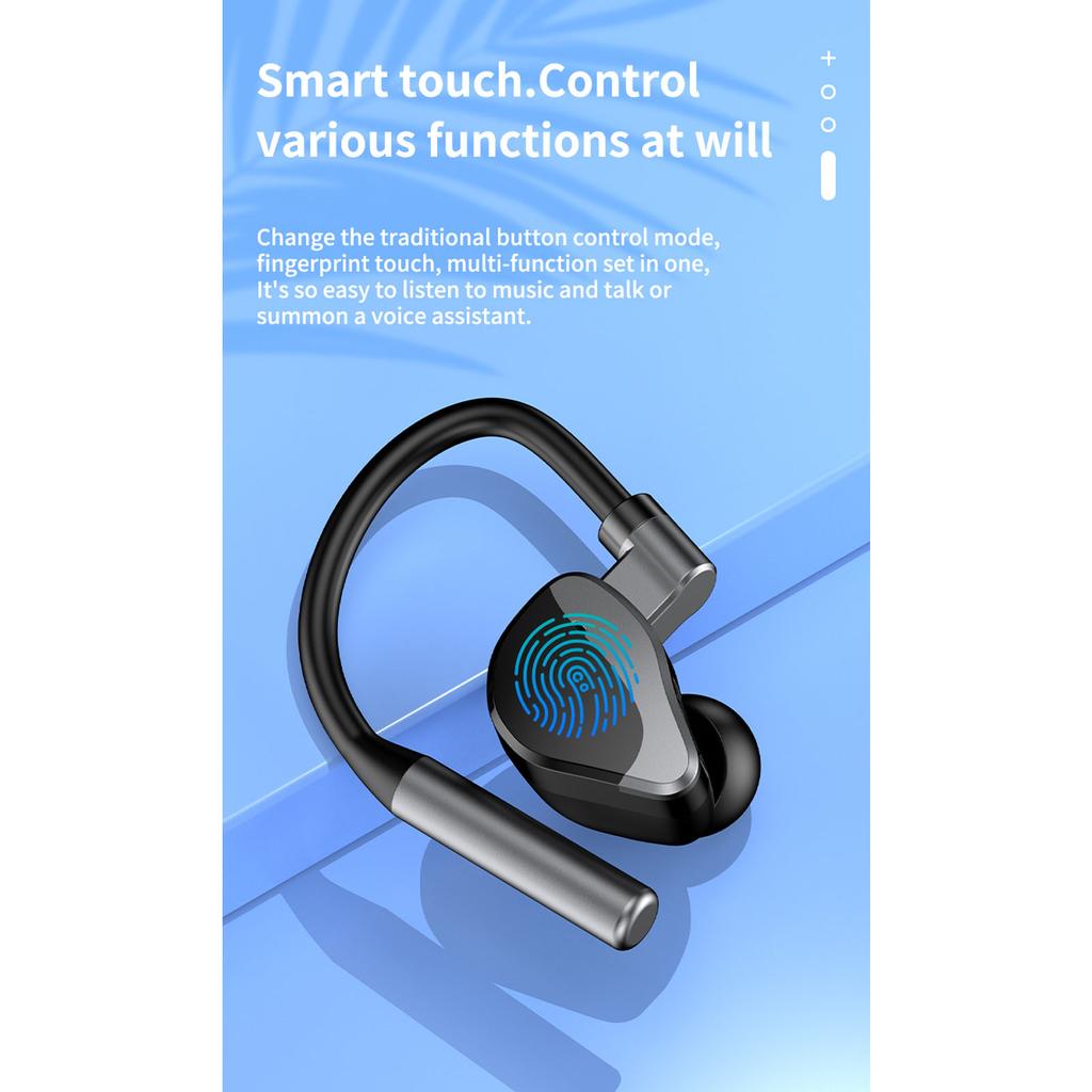 L15 Wireless Earphones Stereo Headphone Bluetooth-compatible5.2 Waterproof Ear Hook Headset with Microphone Ear Hook