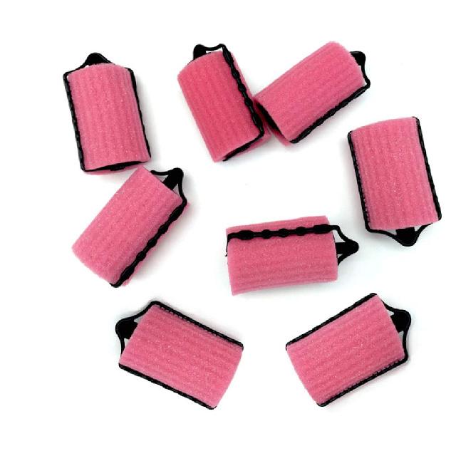 8pcs Hair Care Roller Style Sponge Does Not Hurt Hair Curler, Hair Rollers Rolls Styling Curler Tools Foam Self Lock Holder Bun, Easy DIY Natural Way